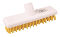HYGIENE DECK SCRUB HEAD YELLOW