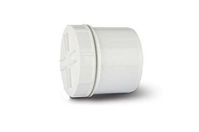 Polypipe SA62 110MM Screwed Access Cap White