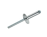 4.8 &Oslash; x 12mm Large Flange Aluminium Pop Rivet 1000pcs