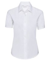 Russell Women's Short Sleeve Oxford Shirt - White