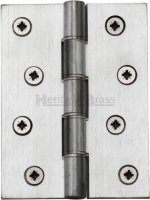 HG99-355-SC - Heritage Brass Hinge Brass With Phosphor Washers 4 x 3 Satin Chrome Finish