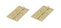 Butt Hinges Solid Brass 3 inch Pair