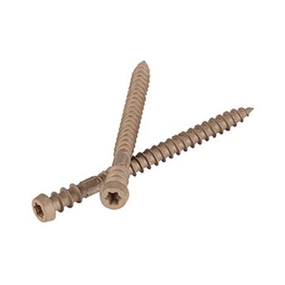 TopLoc Composite Decking Screws - Aged Oak (Box of 85 Screws)