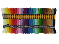 Embroidery Thread - Assorted Colours - 52pk