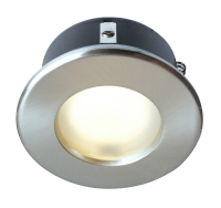ROBIN SHOWER 50W mains voltage GU10 downlight, IP65, 83mm, Chrome