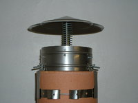 Chimney Control Cowl 8"- Chain and Spring Loaded System