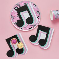 Musical Note Paper Napkins - Pack of 16