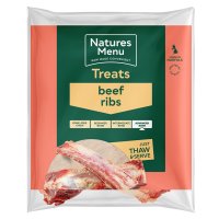 Natures Menu Frozen Dog Treat Beef Ribs 2pc