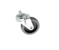 Euromet 02021 | Wheel, rubber, &oslash; 75 mm non-lockable M10x15