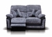 Ashmore Grey Black Recliner 2