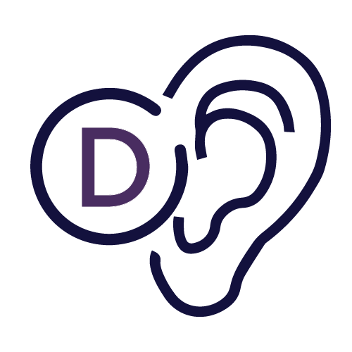 Motorola Solutions D Shape Receive Only Earpiece