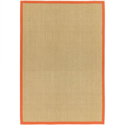 Sisal Rug Linen/Orange - 120 x 180cm  1