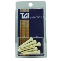 TGI Cream Plastic Bridge Pins with Dot