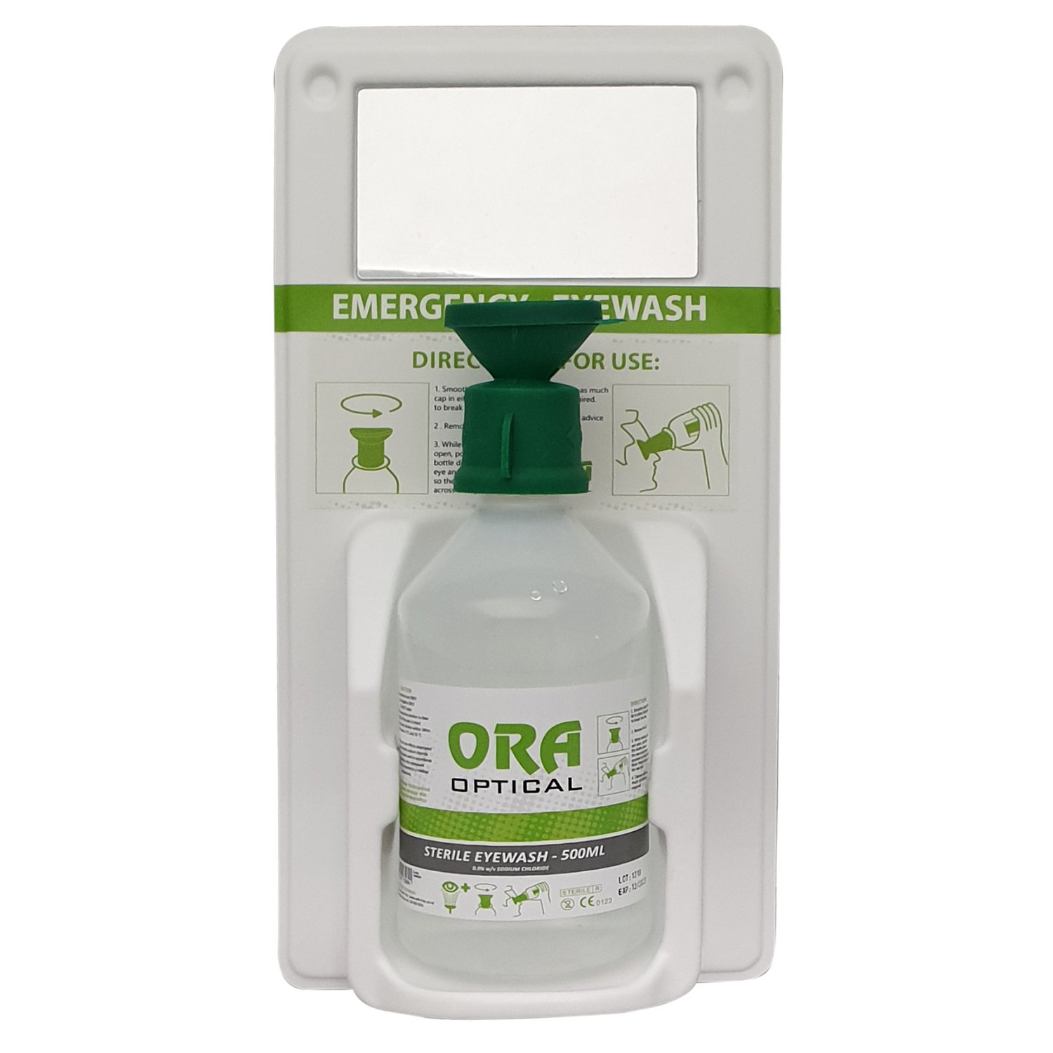 ORA Wall Mounted 1X Eyewash, Station Only