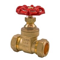H&B 42mm GATE VALVE BSS COPPER TO COPPER WHEEL HEAD