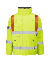 PORTMORE ISO 20471 CLASS 3 ORANGE BRACE SUPERIOR BOMBER JACKET 