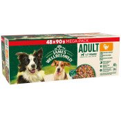 James Wellbeloved Adult Dog Pouch Turkey 90g 48pk x 1