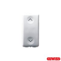 Gewiss GW20521 | 10A 1G 1NO+1NO Arrow Switch Insert
