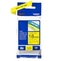 18mm Black on Yellow Brother Tape
