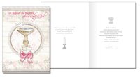Card/Baptism of your Baby Girl with Insert   (22666)