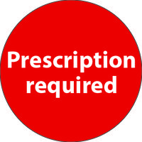 CIRCULAR PERSCRIPTION REQUIRED RED LABEL (ROLL 1000)