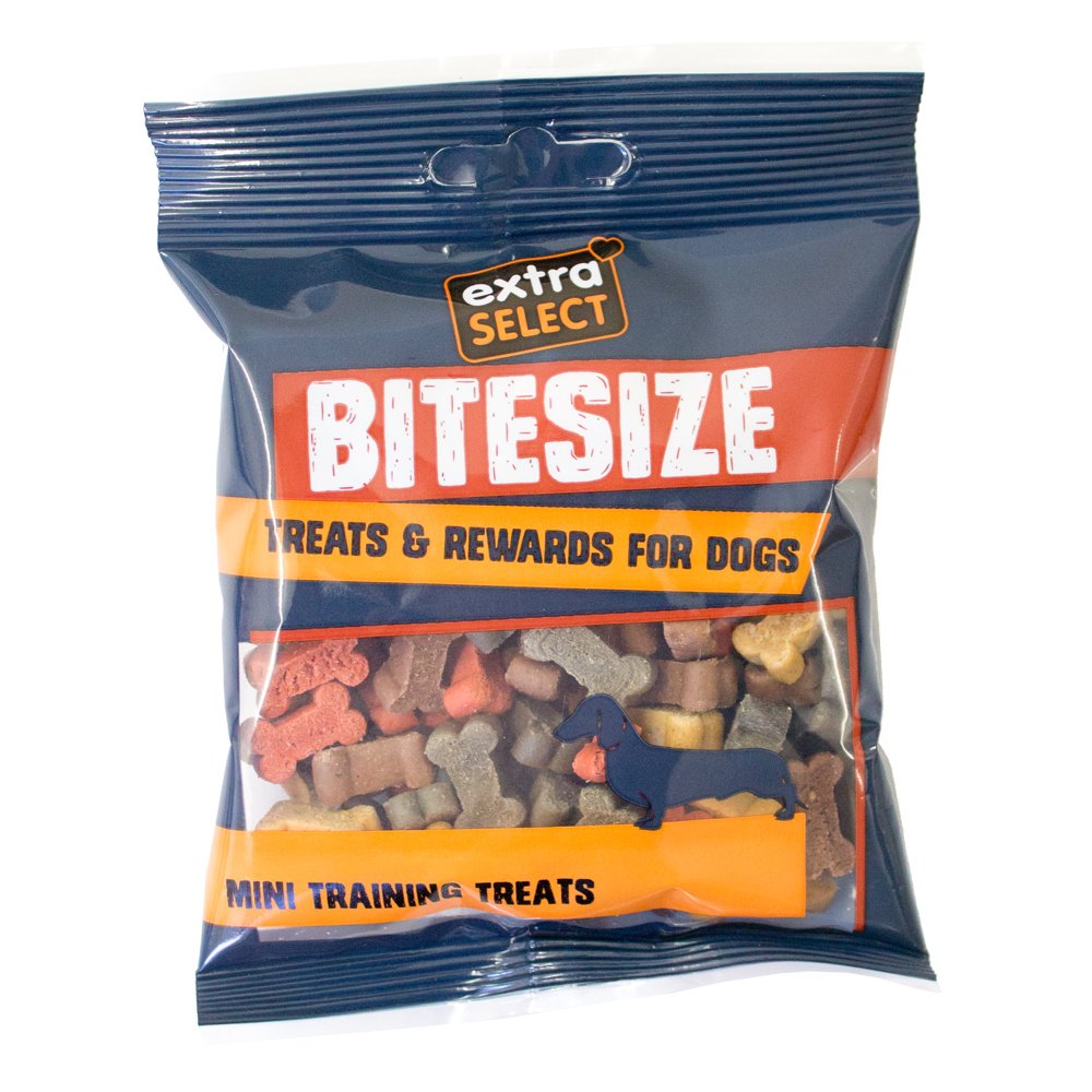 Extra Select ES04 Bitesize Mini Training Treats Mixed Flavour Dog Treats 16x100gm