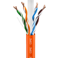 CORE CAT6 LSZH Network Cable 305mtr Orange