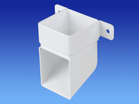 Wavin SquareLine Downpipe Shoe White T8832W