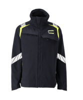 MASCOT 21209-284-01017 Accelerate Flame Retardant Jacket Navy/Yellow 