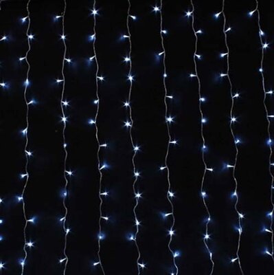 YULETIDE 400 LED 2M X 2M CURTAIN COOL WHITE (BOX 4) | ELC0400CW