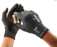 Ansell Hyflex 11840 Nitrile Foam Gloves (Pack 12) Grey/Black