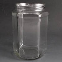720ml hexagonal jar