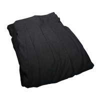LEDJ 3m x 2.5m ( W x H ) Black Pleated Pipe and Drape Curtain