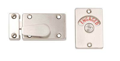 Dale Hardware Satin Nickel Indicator Bolt Zinc Diecast DP008701