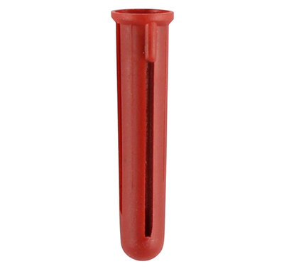 Red Plastic Plug 30mm (30 Pcs)