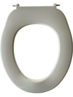 Lecico Anti Lateral Movement White Ring Seat (Top Fix Hinges and No Lid)