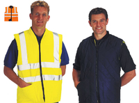 REDBACK Hi-Visibility Reversible Bodywarmer Yellow or Orange