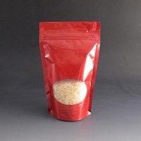 Red high gloss stand up pouch. 150 -200g