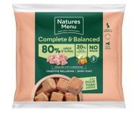 Natures Menu Frozen Dog Adult Complete and Balance 80-20 Rabbit & Turkey With Fruits & Vegetables 1kg