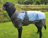 Henry Wag Waterproof Dog Coat XXL 75cm Grey x 1