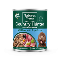 Natures Menu Country Hunter Dog Can - Wild Boar & Superfoods 600g x 6