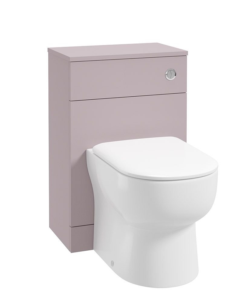 SCANDINAVIAN BACK TO WALL WC CASHMERE PINK MATT UNIT
