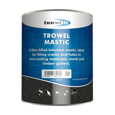 Bond It Trowel Mastic (Black) - 5L