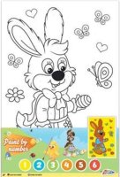 Paint by numbers Canvas and Paints Easter Bunny