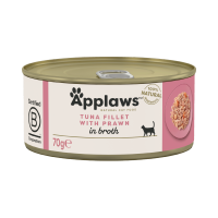 Applaws Cat Can - Tuna & Prawn in Broth 70g x 24