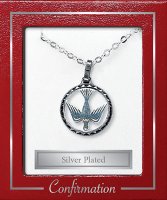 Silver Plated Necklet/Confirmation/Circle Shape   (F68913)