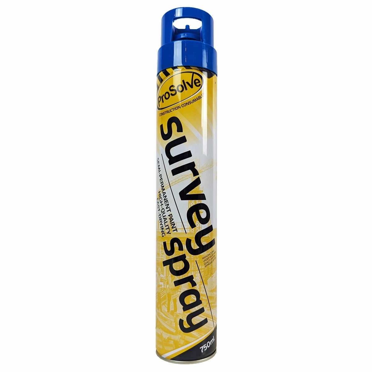 PROSOLVE SURVEY SPRAY PAINT AEROSOL 750ML BLUE