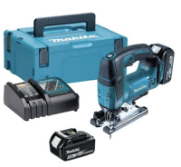 Makita DJV182RT 18v Brushless Jigsaw 800-3500rpm Cutting Capacity Wood 135mm Steel 10mm 2.6kg C/W 2 x 5.0Ah Li-ion Batteries & Charger In Box ***