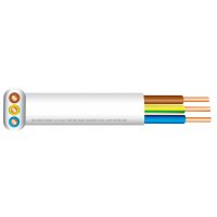 Cesco Twin & Earth Flat Cable White LSF 1.5sq 10 Metre
