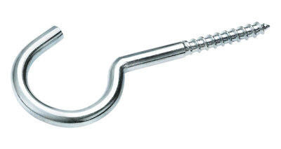 Eliza Tinsley Bright Zinc Plated Ceiling Hooks 4inx1/4in 4159844